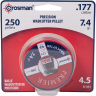Пуля пневматическая CROSMAN WADCUTTER 4,5мм, 7,4гр (250 шт.) 00000033